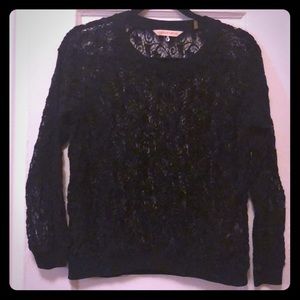 Rebecca Taylor lace sweatshirt